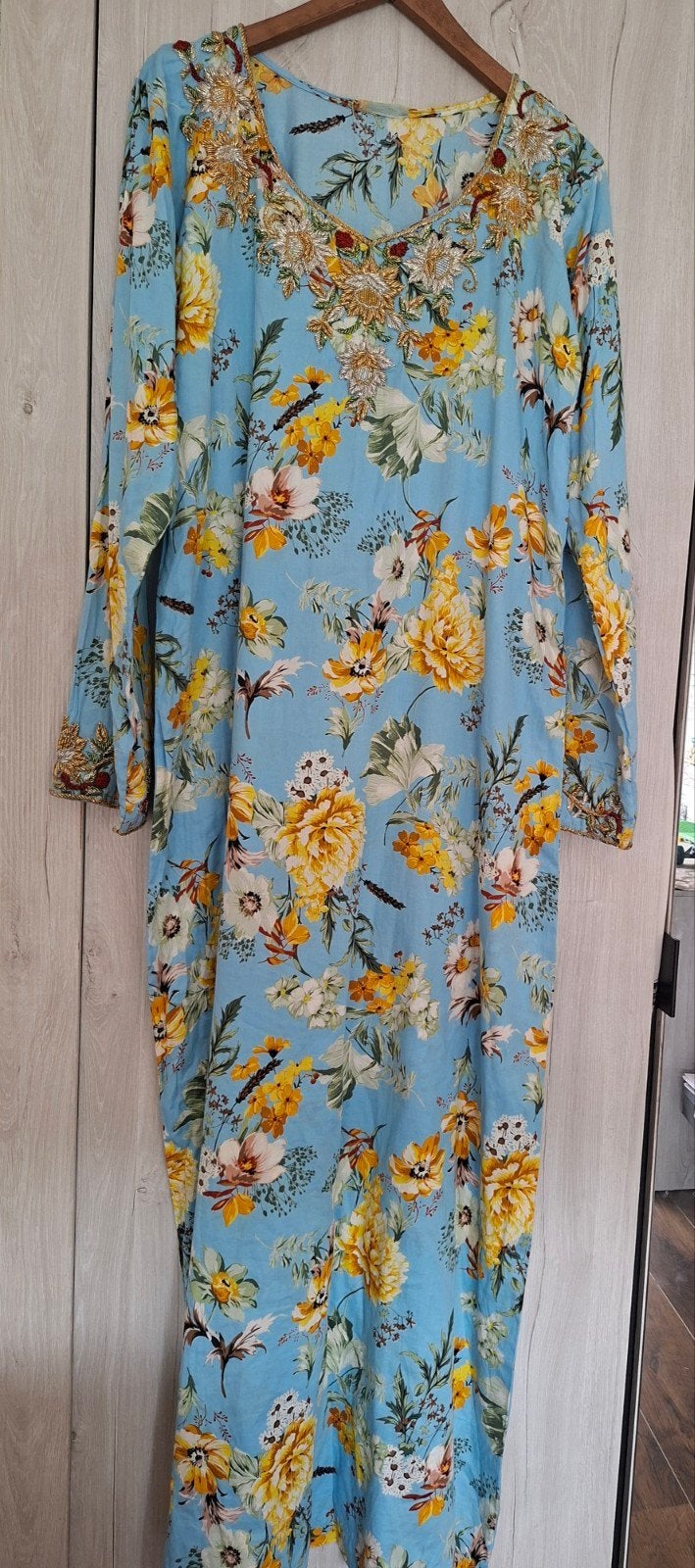 Elegante Lange Oosterse Kaftan / Maxi Jurk met Handgemaakt, Kleding | Dames, Ophalen