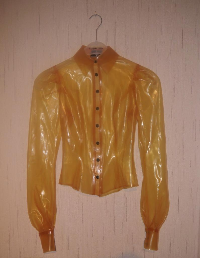 Latex gouvernante bloes top  Libidex transparant Maat S/XS, Kleding | Dames, Libidex, Ophalen of Verzenden, Zo goed als nieuw