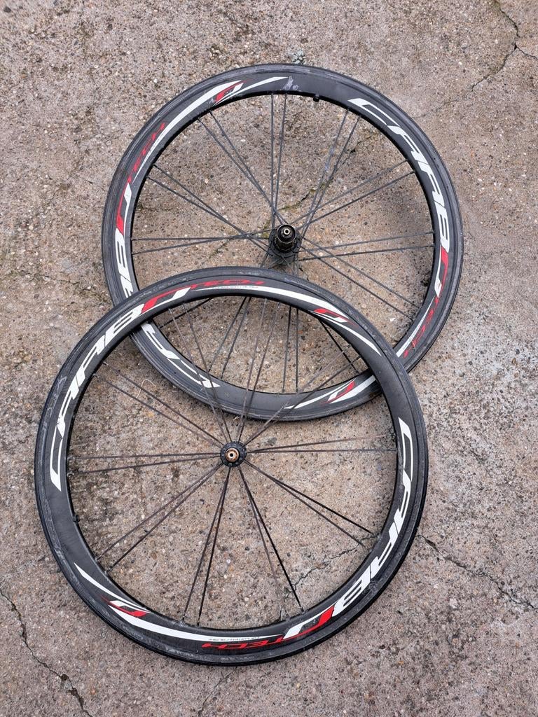 Carbon wielen, Fietsen en Brommers, Ophalen, Gebruikt, Carbon
