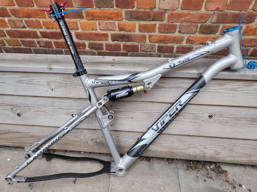 MTB MTB Viper Fugitif Carbon Flex hangframe - maat M, Ophalen, Zo goed als nieuw, Viper