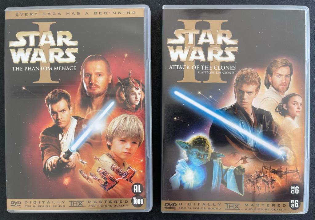 Star wars - episode I en II (dvd), Verzamelen, Ophalen of Verzenden, Zo goed als nieuw, Overige typen