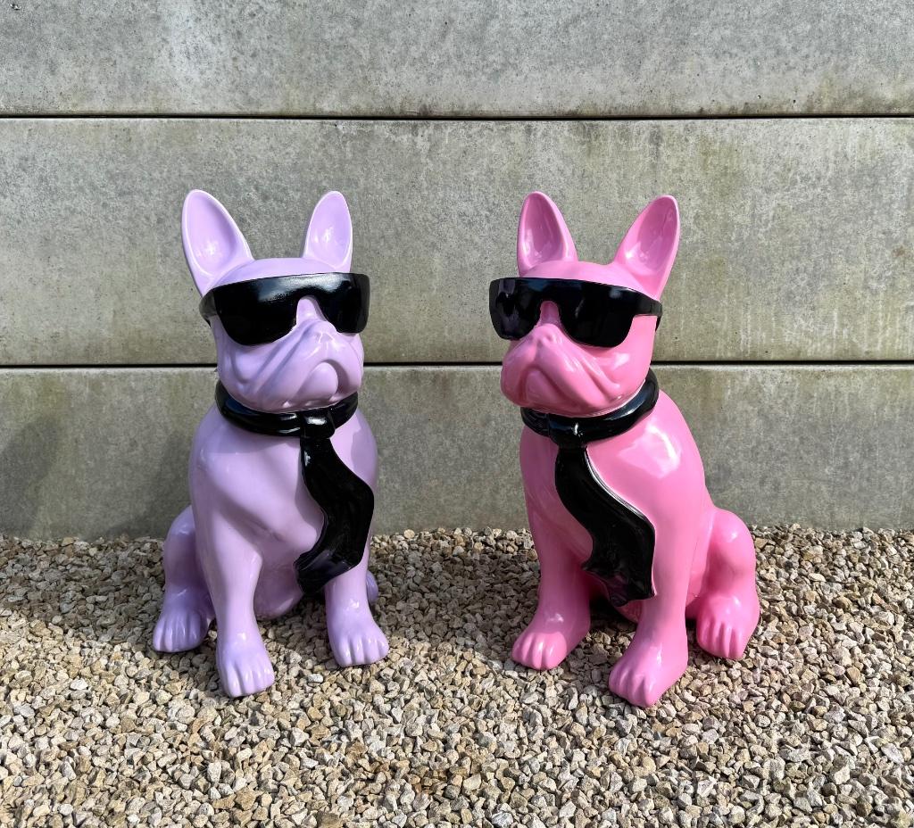 Beeld Franse Bulldog H60Cm / verschillende kleuren, Enlèvement, Neuf, Animal
