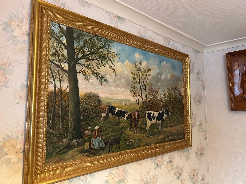duo schilderij, Ophalen
