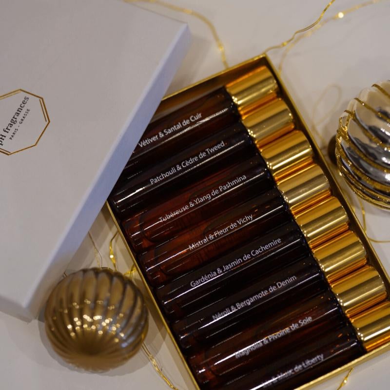 Coffret 7 parfums pH fragrances, Ophalen of Verzenden, Nieuw, Parfumfles