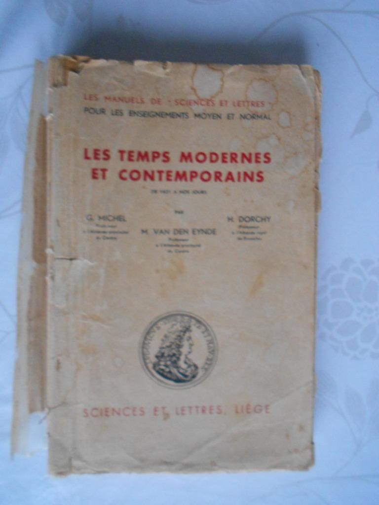 Michel, M. van den Eynde et H. Dorchy, "Les Temps modernes", Gelezen, Europa, Ophalen of Verzenden, 17e en 18e eeuw