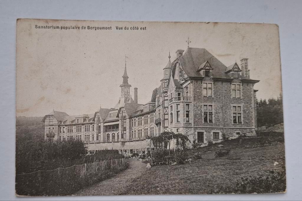 Borgoumont, sanatorium populaire, côté est, Enlèvement ou Envoi, Affranchie, Liège