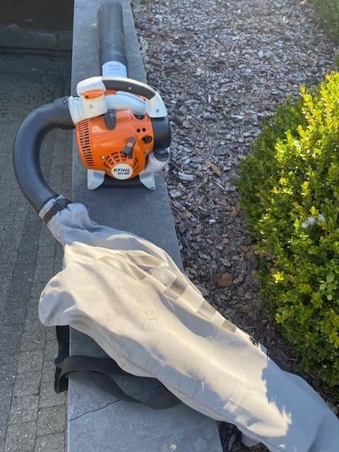 gebruikte stihl sh86 als nieuw met garantie, Ophalen, Stihl, Met opvangzak, Handgedragen