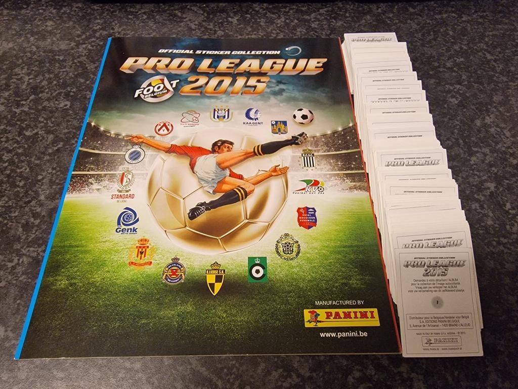 Panini Pro League 2014-15 COMPLET !! RARE !, Collections, Enlèvement ou Envoi