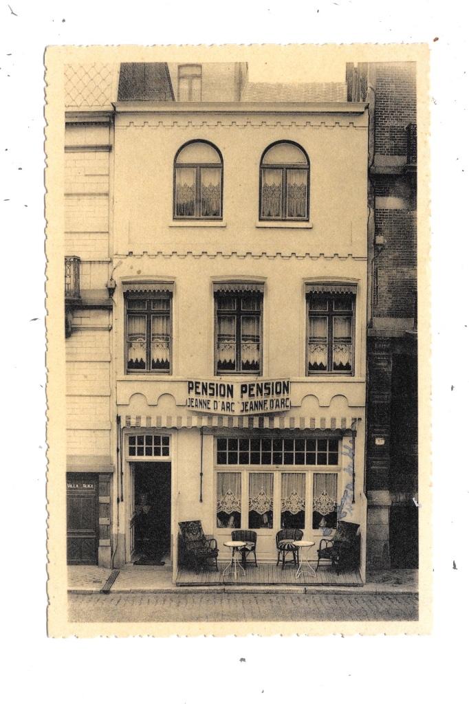 Blankenberghe NA125: Pension Jeanne d'Arc, Envoi, 1940 à 1960, Non affranchie, Flandre Occidentale