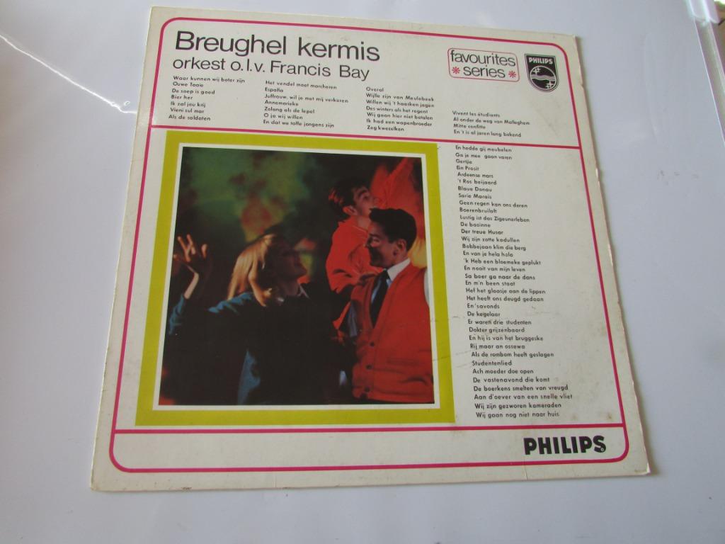 BREUGHEL KERMIS, ORKEST VAN FRANCIS BAY, LP, Ophalen of Verzenden, Gebruikt, 12 inch, Streekmuziek