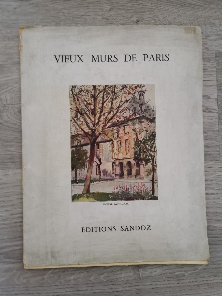 Vieux murs de Paris - tekeningen Parijse gebouwen, Ophalen of Verzenden, Gelezen, Schilder- en Tekenkunst