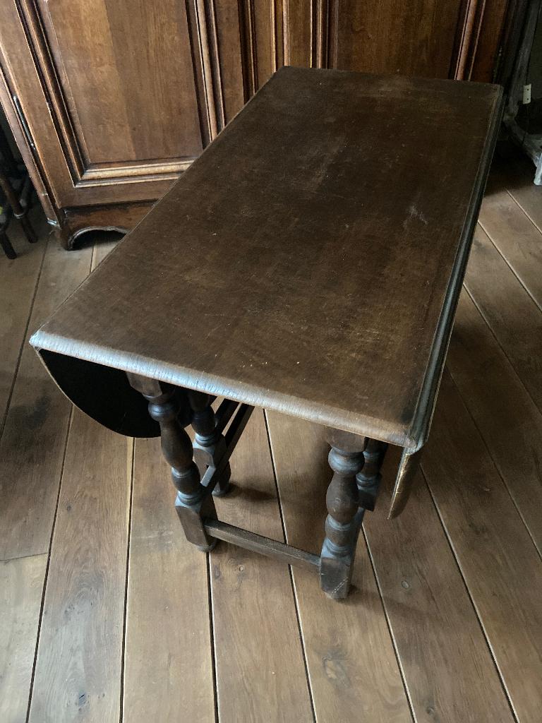Hangoortafel , klaptafel, Ophalen