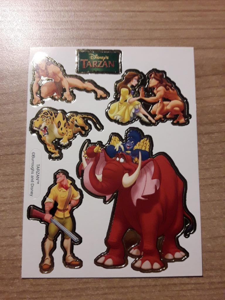 Autocollants Disney Tarzan, Enlèvement ou Envoi, Autres personnages, Neuf, Autres types