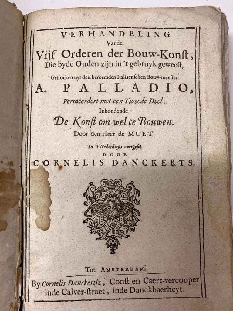 A PALLADIO  architectuur boek antiquariaat, Gelezen, Architecten, Ophalen of Verzenden, DANCKERTS C