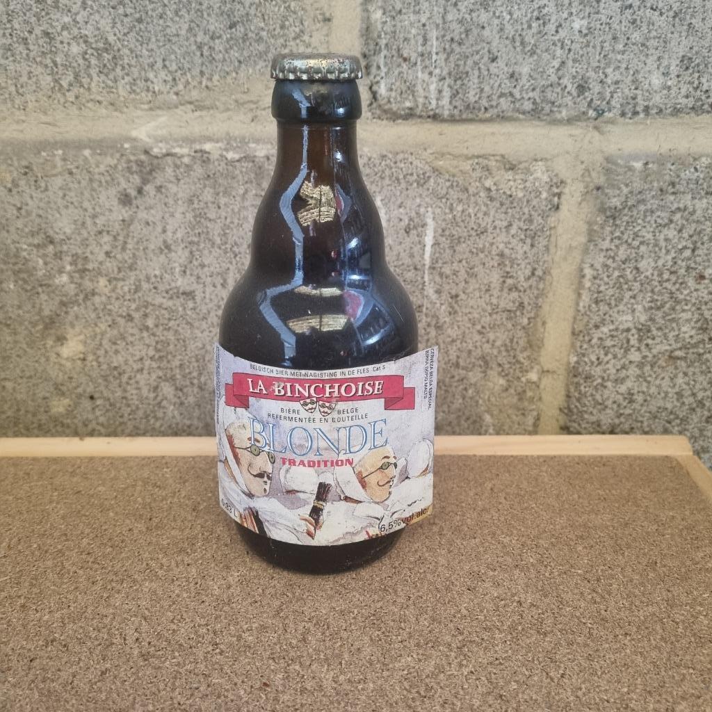 Bouteille de bière La Binchoise Blonde (modèle 1), Enlèvement ou Envoi, Utilisé, Bouteille(s), Autres marques