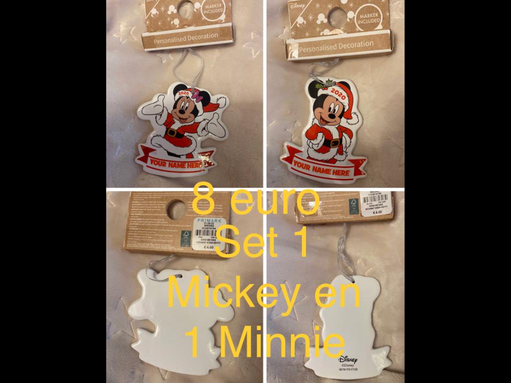 Disney primark ornament, Collections, Enlèvement ou Envoi, Mickey Mouse, Neuf, Statue ou Figurine