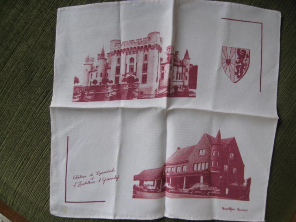 textielfoto château de Wijnendaele, Ophalen of Verzenden