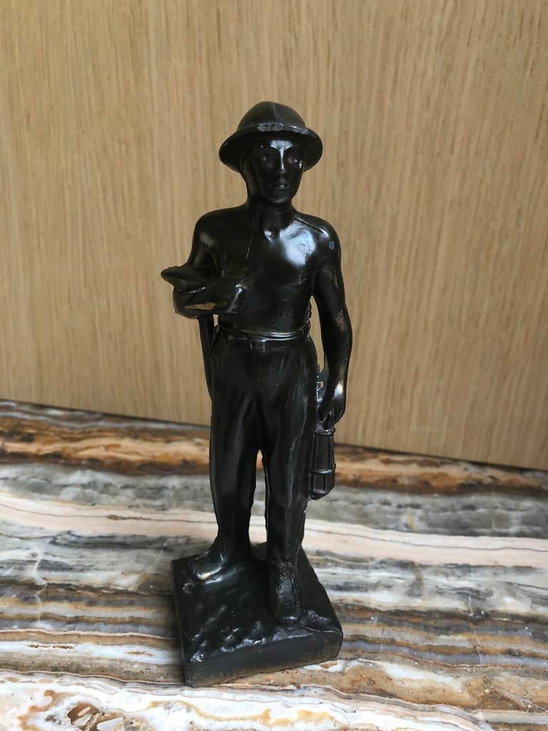 Bronzen art-deco beeldje, Antiek en Kunst, Ophalen of Verzenden, Brons