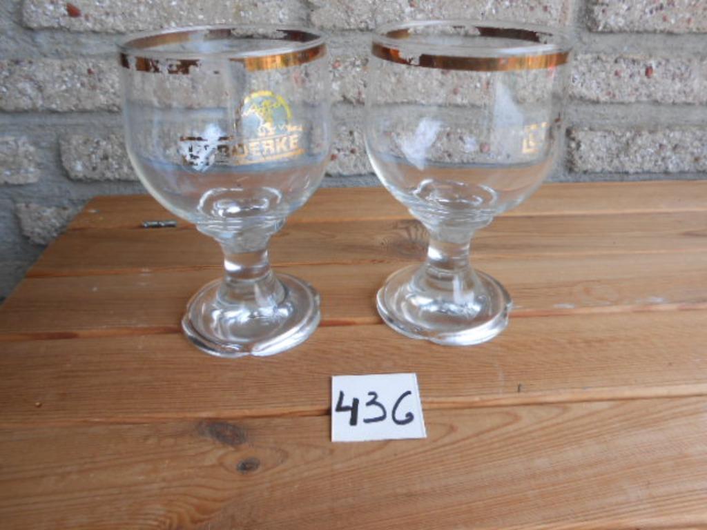 ijsboerke  glas coupe, Ophalen of Verzenden, Gebruikt, Bierglas