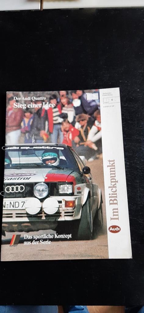 Brochure Audi Quattro, Enlèvement ou Envoi, Comme neuf, Audi