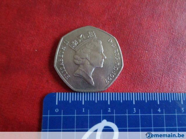 Pièce de monnaie. "Grande Bretagne".Elizabeth II 50 pence.N1, Enlèvement ou Envoi