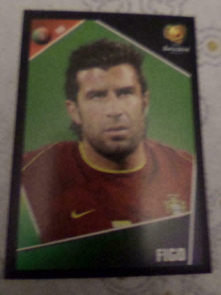 FIGO (Portugal) Panini UEFA Euro 2004 nº20., Enlèvement ou Envoi, Neuf, Sport