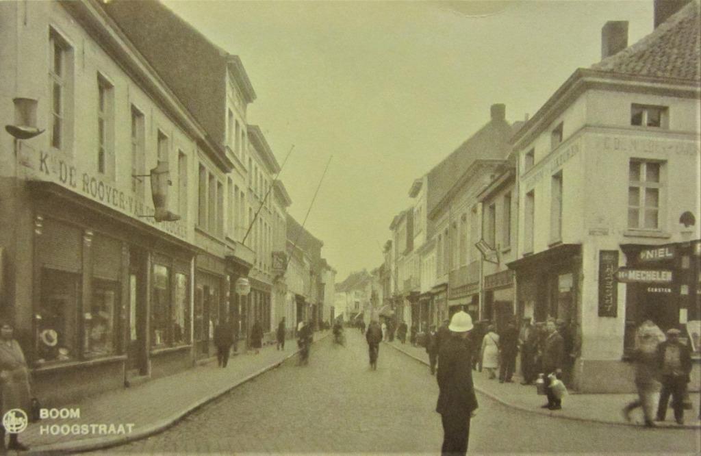 ZICHTKAARTEN- BOOM- DE HOOGSTRAAT, Ophalen of Verzenden, Ongelopen, Stad of Dorp