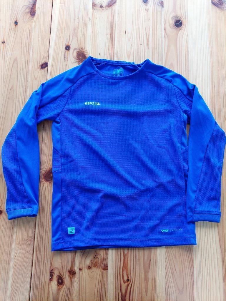 Maillot de foot manches longues KIPSTA bleu vif 5-6 ans, Neuf, Garçon, Decathlon, Enlèvement