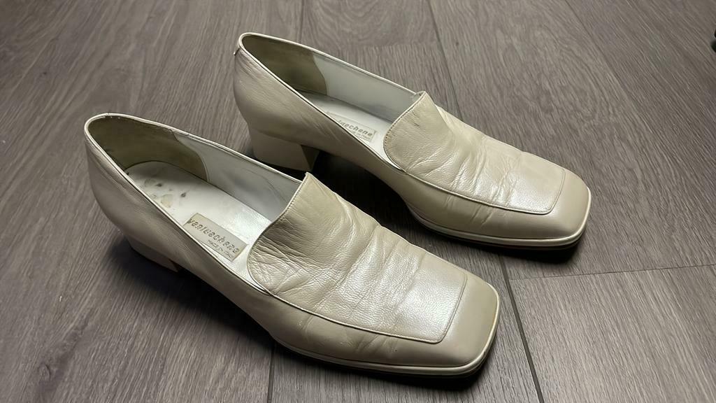 Trouwschoenen maat 42 1/2, Ophalen of Verzenden, Zo goed als nieuw, Wit, Schoenen
