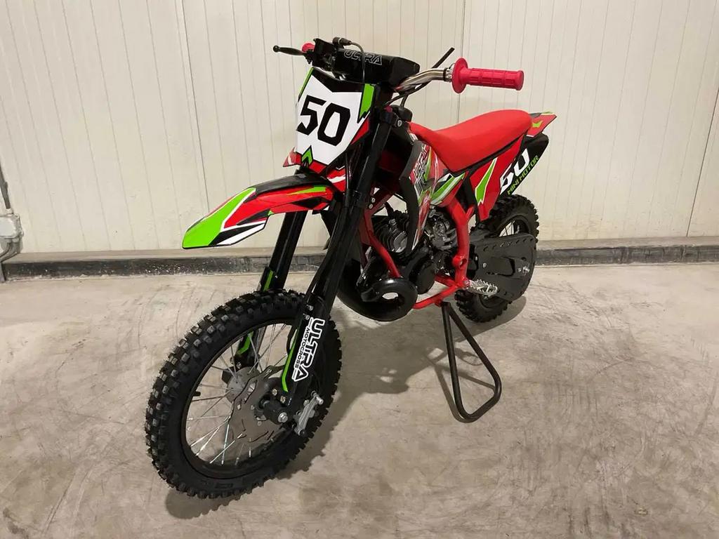 MOTORCROSSER 49CC MAX! 73CM ZITHOOGTE! 14” AUTOMAAT 75KM-U, Nieuw