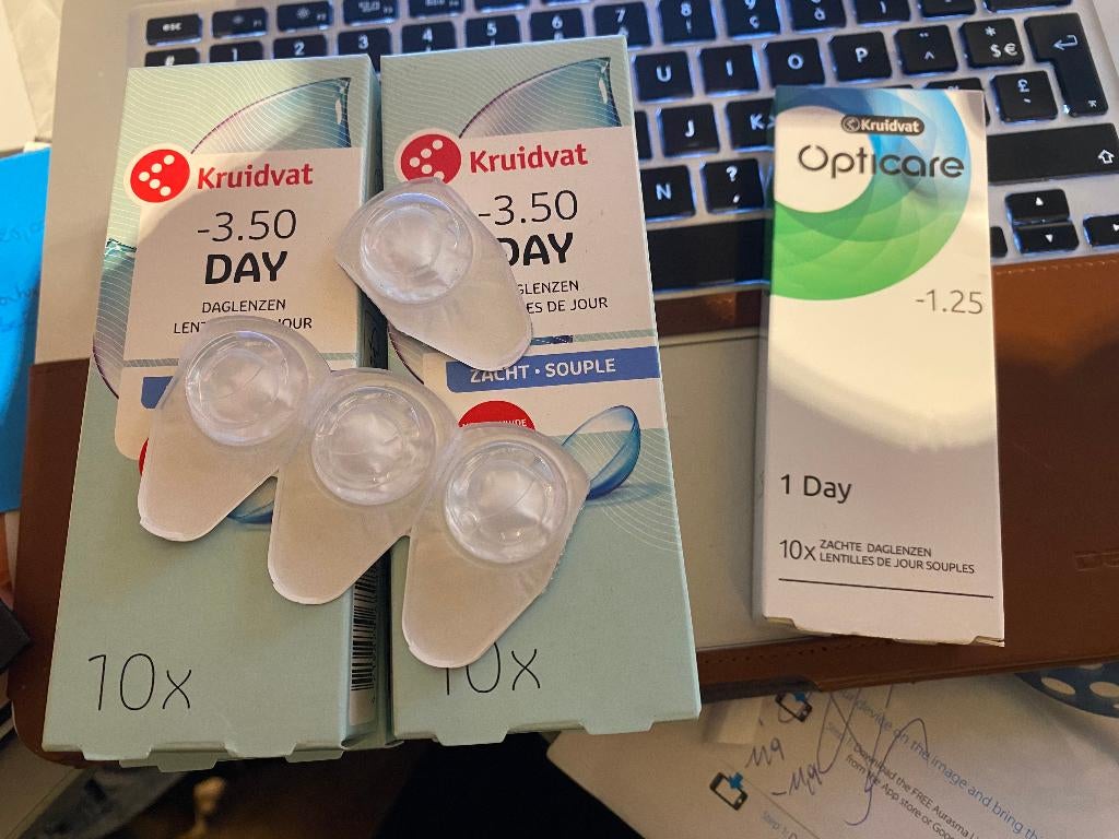 daglenzen -3,50 / -1,50, Ophalen of Verzenden, Nieuw, Ogen, Overige typen