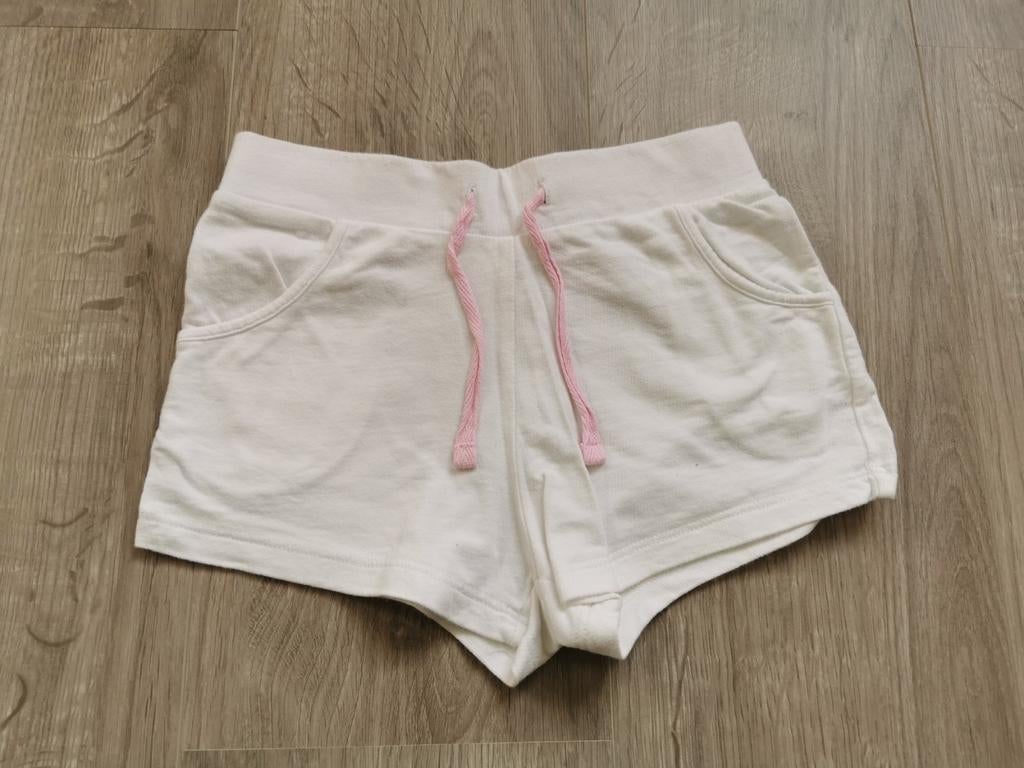 Witte short H&M - maat 122, Broek, Gebruikt, Meisje, H&M