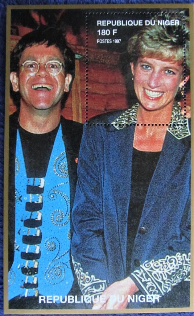 BLAADJE PRINSES DIANA (POSTFRIS)., Verzamelen, Ophalen of Verzenden, Nieuw, Postzegel(s) of Munt(en)