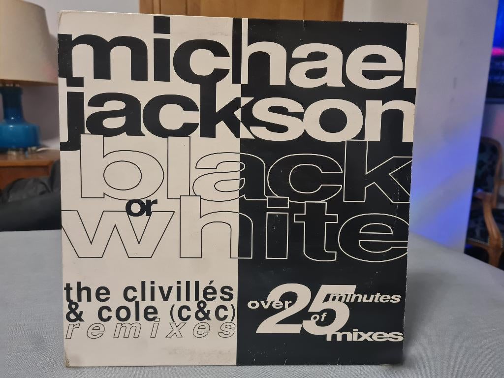 Black or white the clivillés & cole remixes, Ophalen of Verzenden, Gebruikt, 12 inch, Overige genres