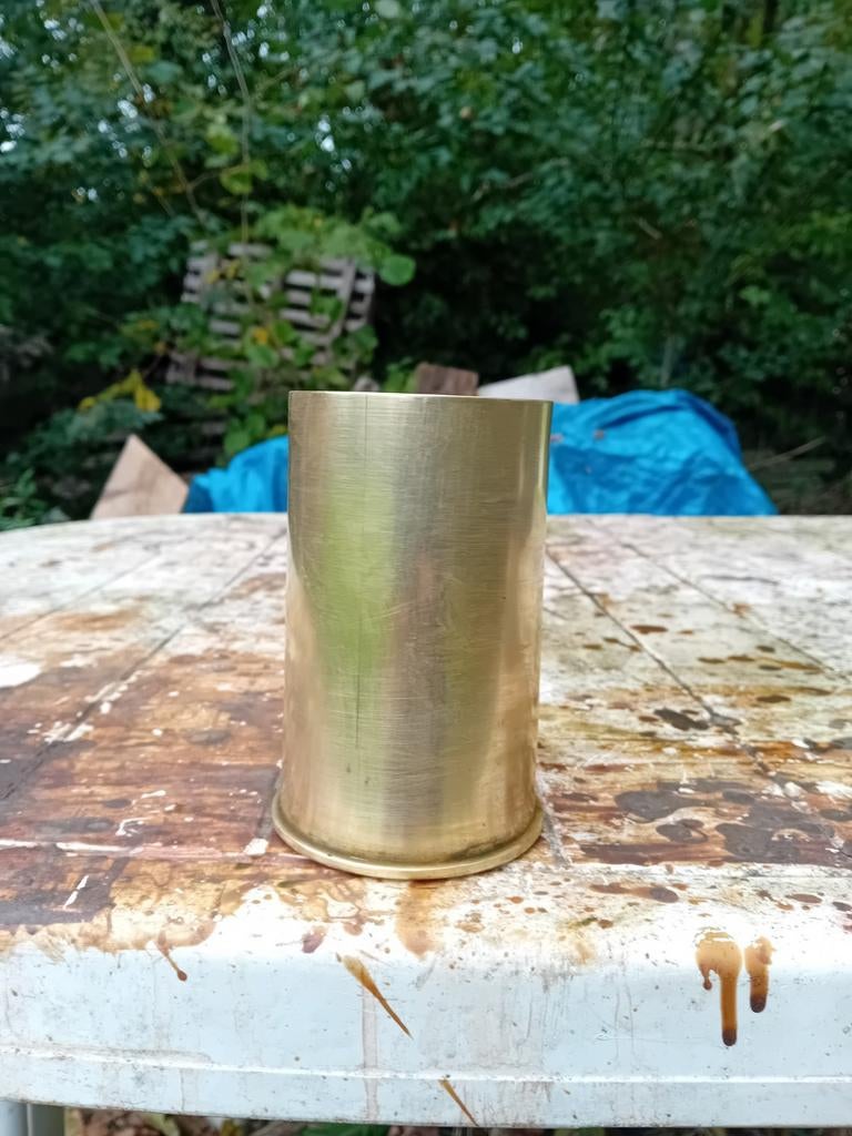 Obus huls ww1 Duitsland 7,5cm M15 kanon, Ophalen of Verzenden
