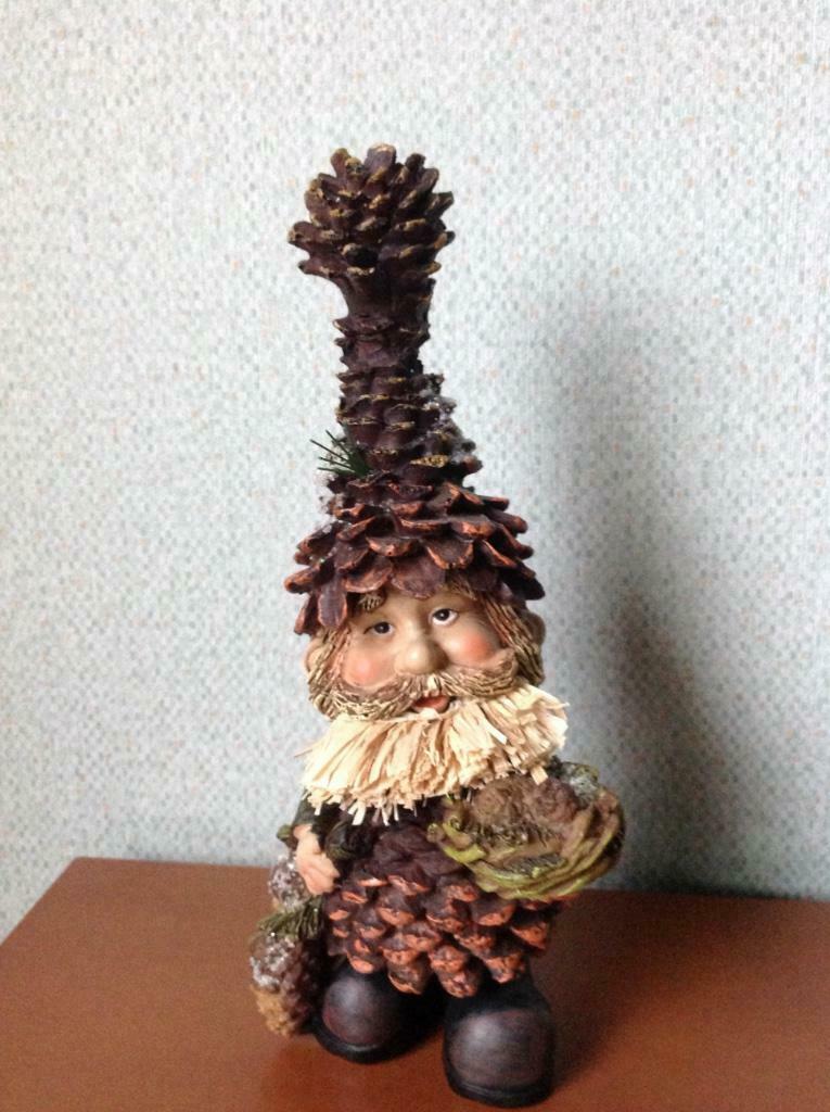 Decoratief beeldje (herfst/wintermannetje), Ophalen of Verzenden, Zo goed als nieuw, Overige typen
