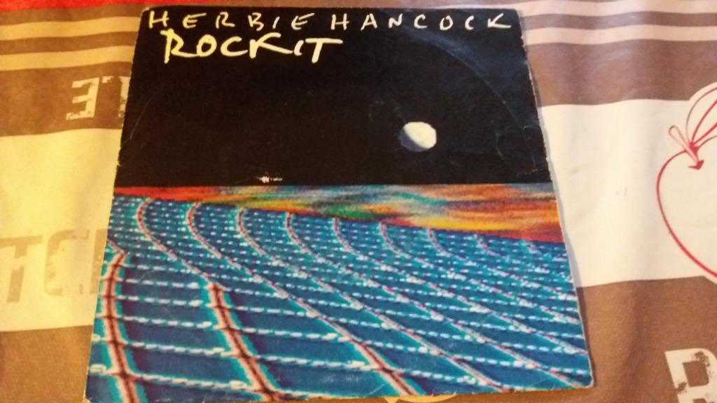 Disque vinyl 45 tours herbie hancock rock it, Ophalen of Verzenden, Voor 1985, Zo goed als nieuw