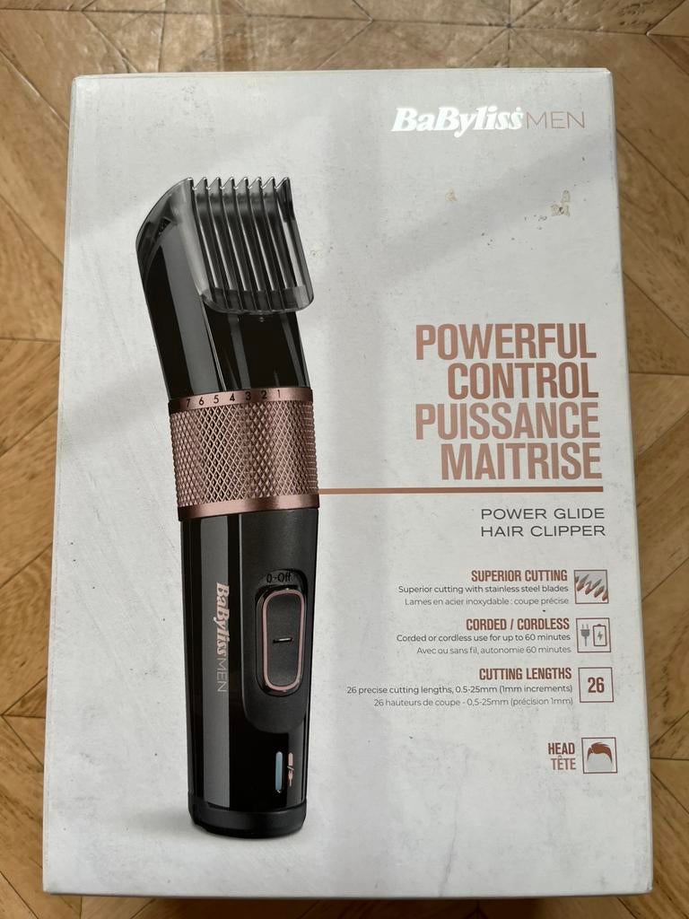 Tondeuse cheveux Babyliss E974E Power Glide, Electroménager, Équipement de Soins personnels, Utilisé, Envoi