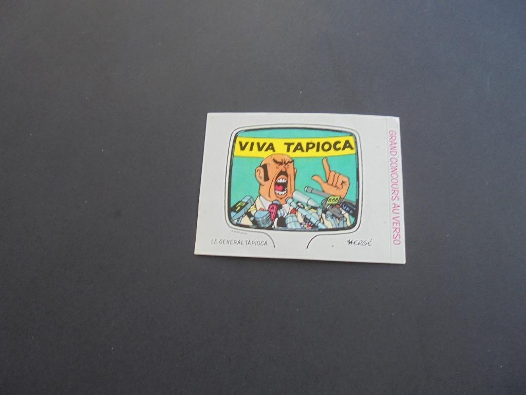Autocollant Le Général Tapioca Tintin, Enlèvement ou Envoi, Neuf, Bande dessinée ou Dessin animé