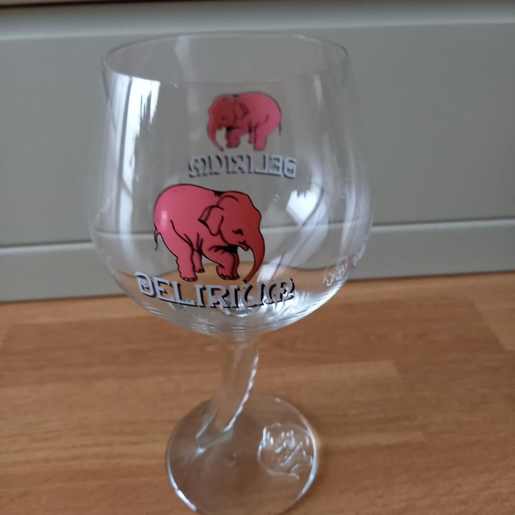 IK ZIE  ROZE OLIFANTEN > DELIRIUM, Verzamelen, Biermerken, Ophalen of Verzenden