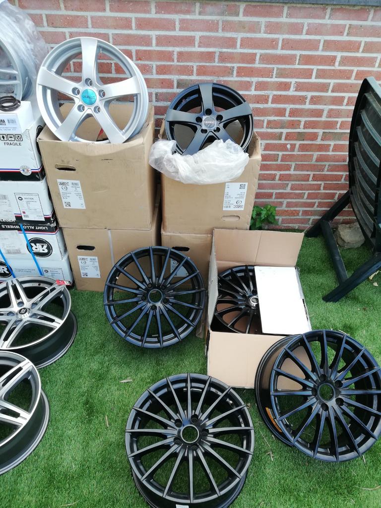 Aluminum Velgen Nieuw nooit gebruikt tot - 50% vanaf 300€, Auto-onderdelen, Banden en Velgen, Velg(en), Nieuw, Ophalen
