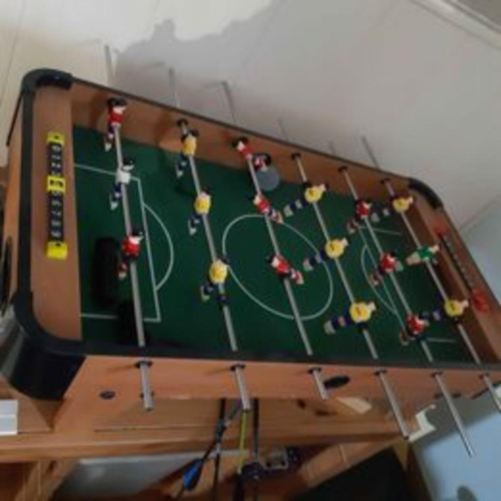 tafelvoetbalspel, Ophalen, Gebruikt