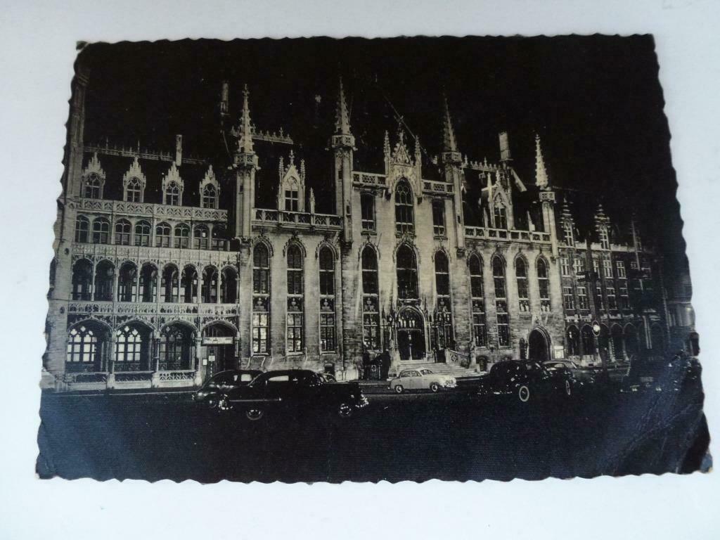 Brugge Verlichting van het Paleis van Provinciaal Bestuur, Envoi, 1940 à 1960, Affranchie, Flandre Occidentale
