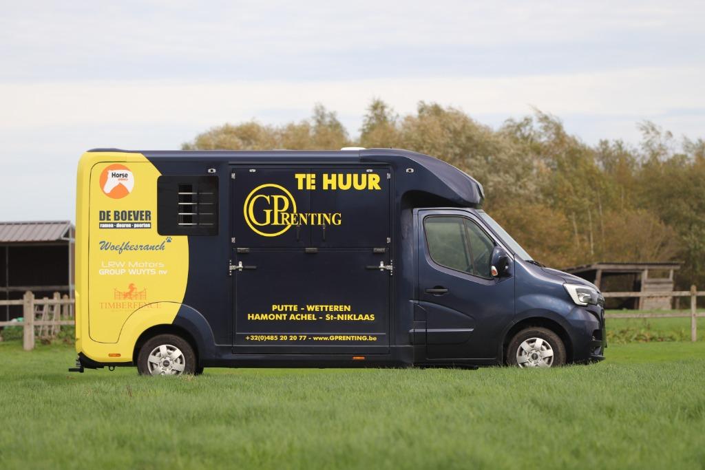 Paardencamionette - TE HUUR - LANGE TERMIJN mogelijk️, Ophalen of Verzenden, Zo goed als nieuw, Polyester, Overige typen