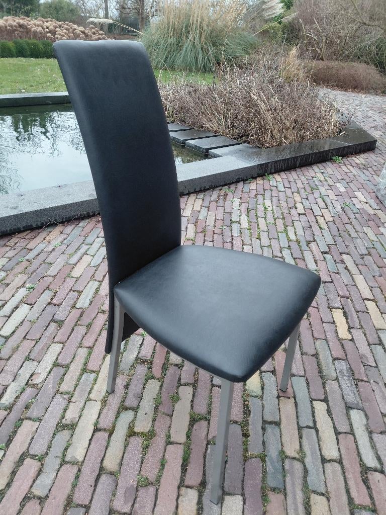 6 chaises de salle à manger, Métal, Comme neuf, Enlèvement, Cinq, Six Chaises ou plus