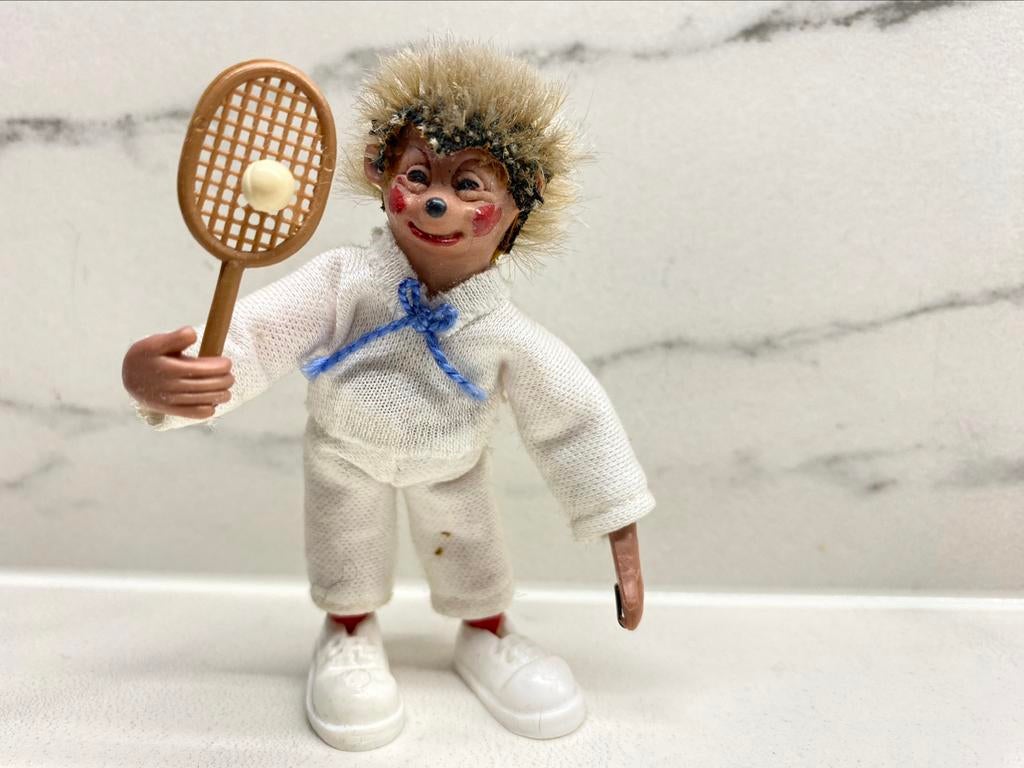 Peter Mecki Hedgehog Tennis, Verzamelen, Poppen, Zo goed als nieuw, Pop, Ophalen of Verzenden