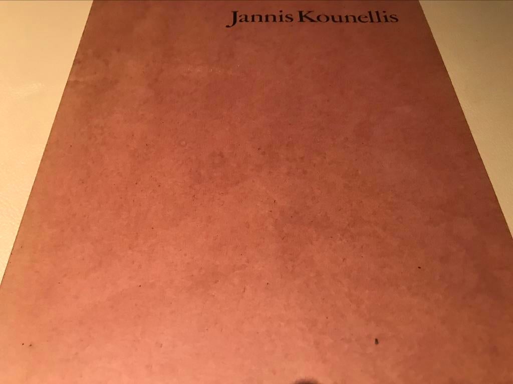 Installations de Jannis Kounellis 90 pages Arte Povera, Enlèvement ou Envoi, Comme neuf, Sculpture