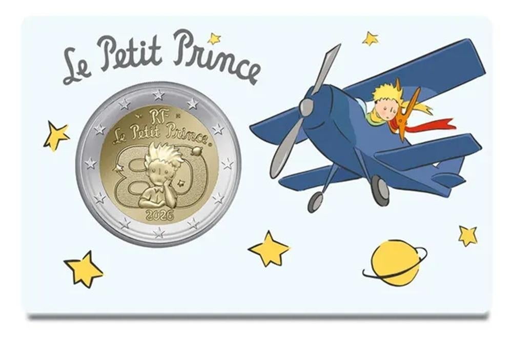Frankrijk 2026 - 2 euro in coincard - De Kleine Prins, Ophalen of Verzenden, Frankrijk, 2 euro