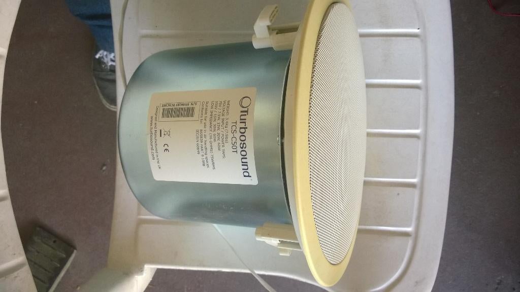 Enceintes pour plafond Turbosound, Autres marques, Moins de 60 watts, Enlèvement ou Envoi, Comme neuf