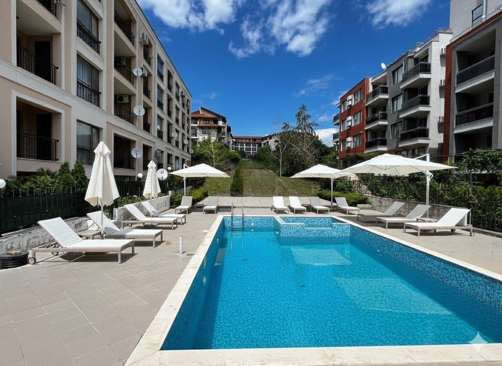 Studio avec balcon à vendre | Villa Yurta, Sveti Vlas, 37 m², Ville, Sveti Vlas, 1 pièces